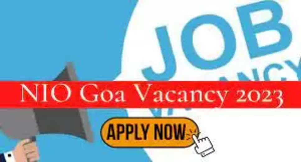 NIO Goa Recruitment 2023: Apply for Project Associate I, Project Associate II Vacancies  NIO Goa has released a notification for the recruitment of eligible candidates for the posts of Project Associate I and Project Associate II. Interested candidates can apply for the 9 vacant positions before the last date of 03/05/2023. The job location for this recruitment is North Goa.  Qualification: Candidates applying for NIO Goa Recruitment 2023 should have completed M.Sc or M.E/M.Tech from a recognized university.  Vacancy Details: The total vacancy count for NIO Goa Recruitment 2023 is 9.  Salary: The selected candidates for the positions of Project Associate I and Project Associate II at NIO Goa will receive a salary of Rs. 25,000 - Rs. 28,000 per month.  How to Apply: Candidates who are interested in this recruitment can apply online through the official website of NIO Goa (nio.org) before the last date of 03/05/2023. The application process is simple, and candidates can follow the steps given below to apply:  Visit the NIO Goa official website nio.org Look for NIO Goa Recruitment 2023 notifications on the website. Read the notification completely before proceeding. Check the mode of application and then proceed further. Important Links: Official Website: nio.org Apply Online: Click Here