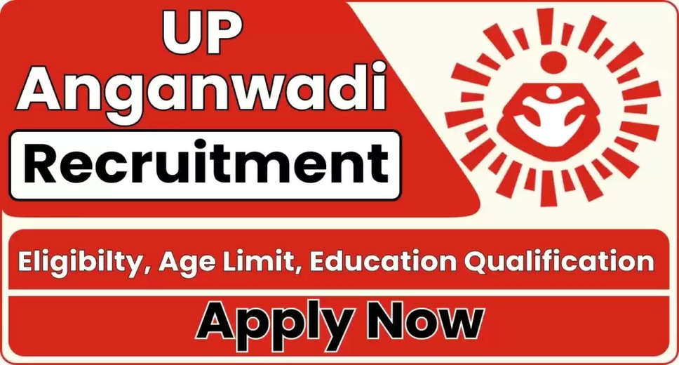 UP Anganwadi Worker Online Application Form 2024: Last Date Extended