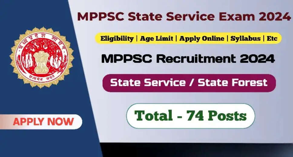 MPPSC State & Forest Services Exam 2024 Notification Released, Apply Online for 74 Posts Till Feb 18 