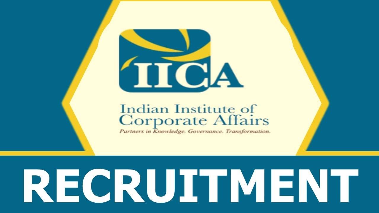 IICA 2024 Recruitment: Vacancies for Chief Program Executive and Senior Research Associate Announced