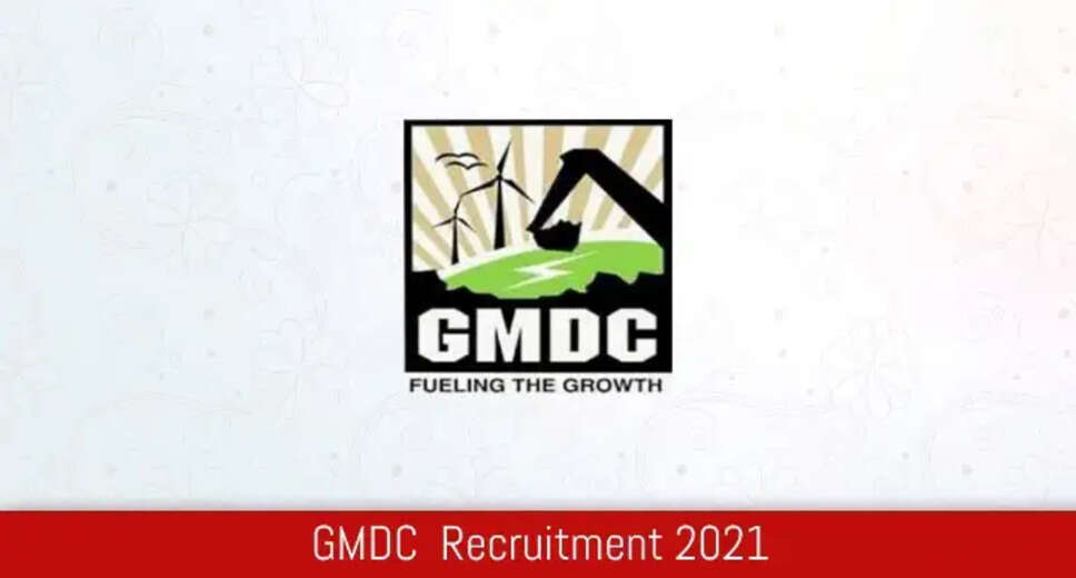 GMDC Recruitment 2024: Mining Mate Posts Notification, Eligibility Check, and Application Procedure