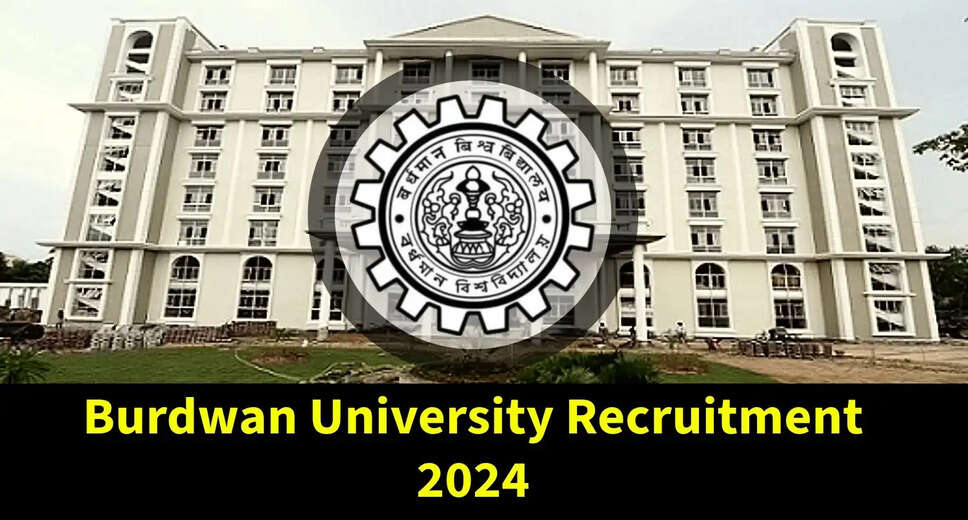 Burdwan University Zoology Department Recruitment 2024: Post Information and How to Apply