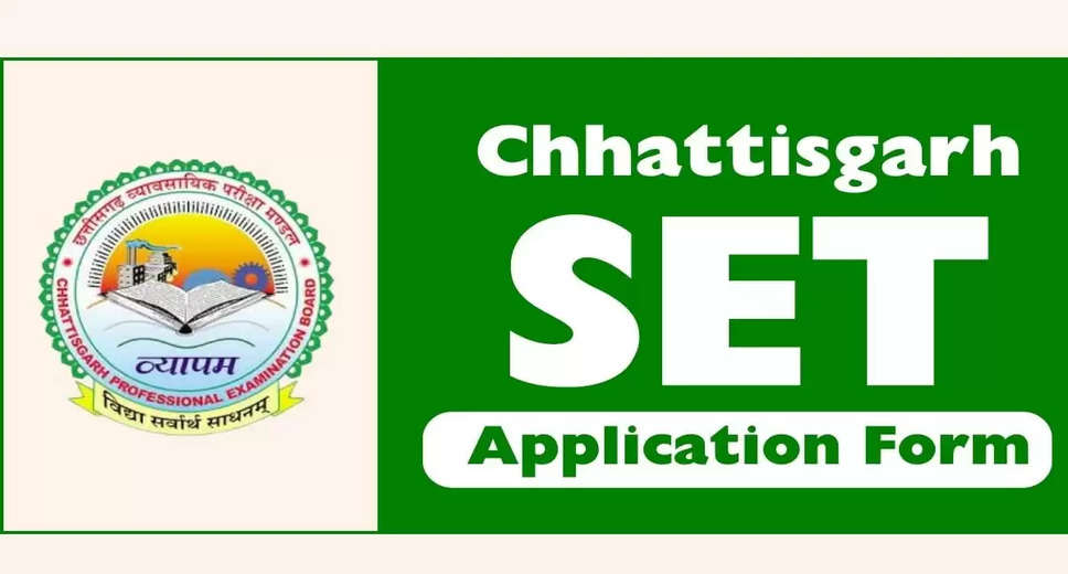 Chhattisgarh SET 2024 Registration Commences @ vyapamonline.cgstate.gov.in: Application Process and Schedule