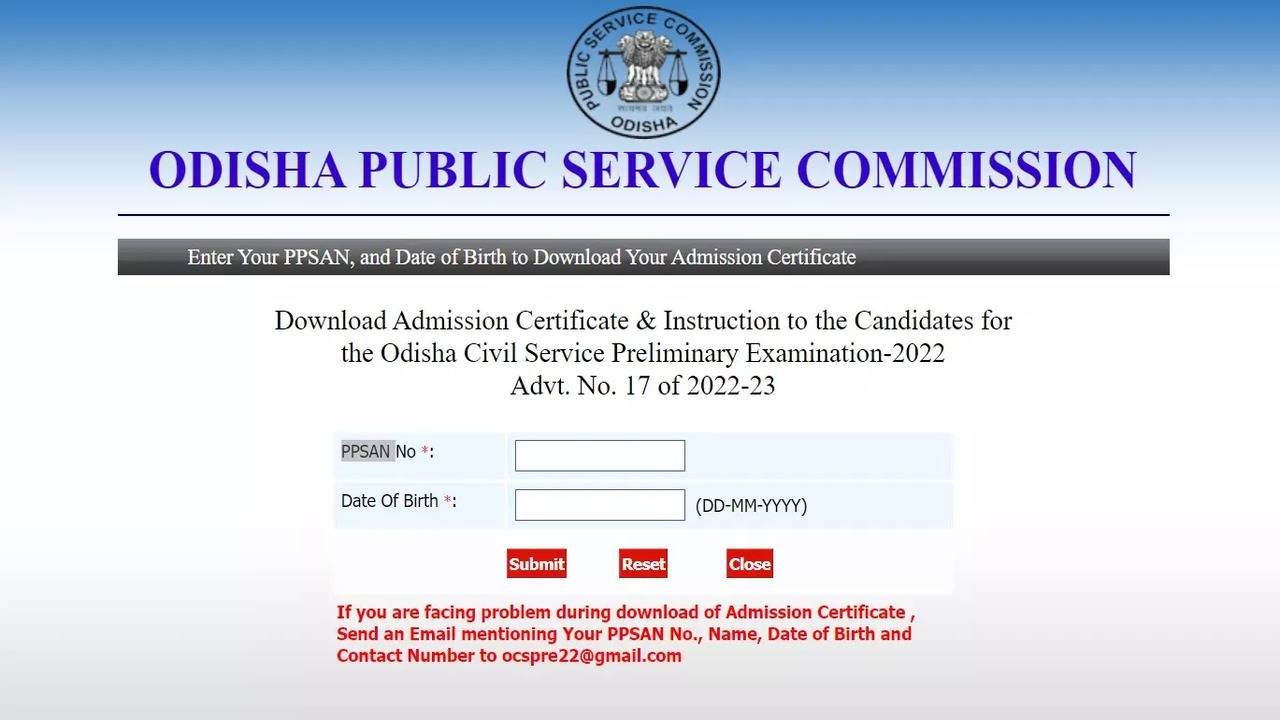 OPSC Releases Schedule for Odisha Civil Services Prelims 2023 – Exam Set for October