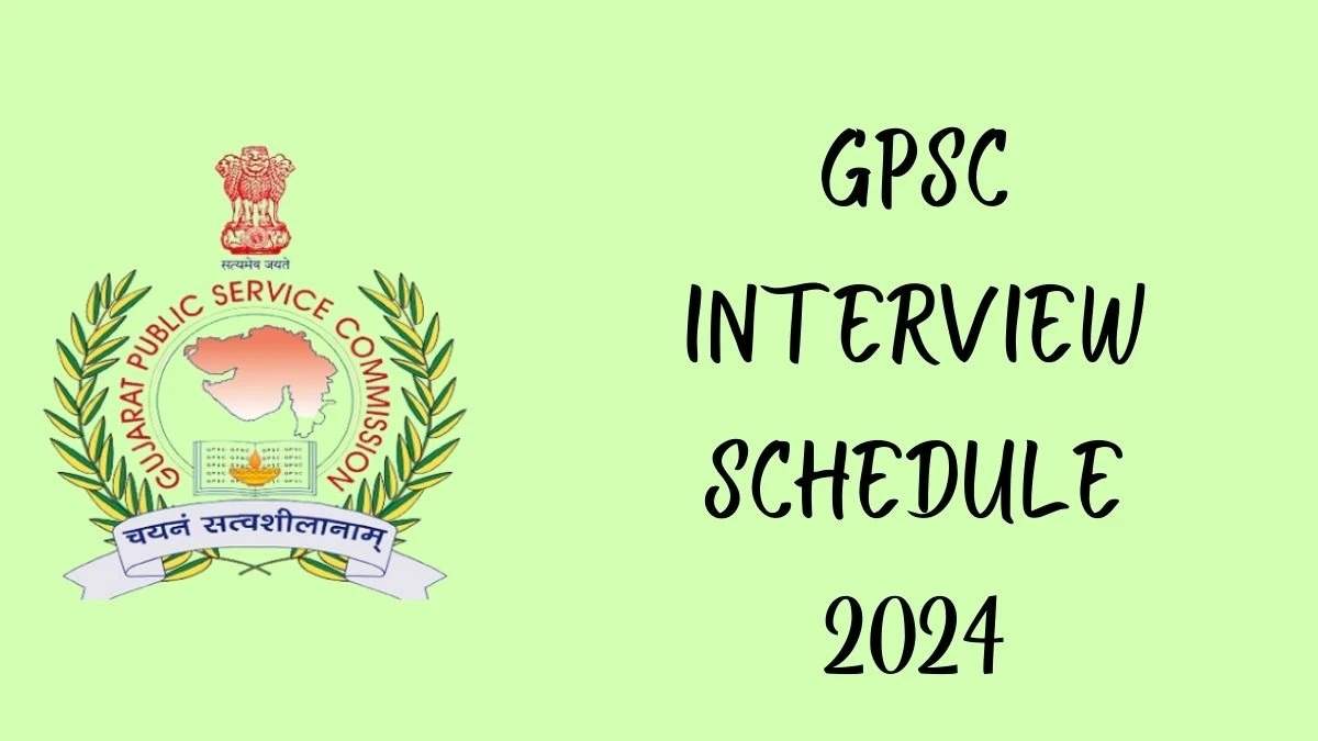GPSC Dy Executive Engineer 2024: Interview Dates Announced, Get Ready