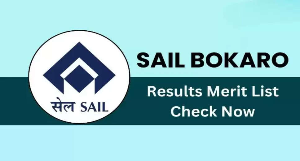 BSL/R/2023-01 SAIL Bokaro Merit List 2024 Released: Check Status Now