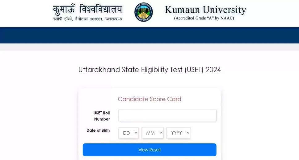 Uttarakhand SET (USET) 2024 Results Announced: Check Your Score Now!