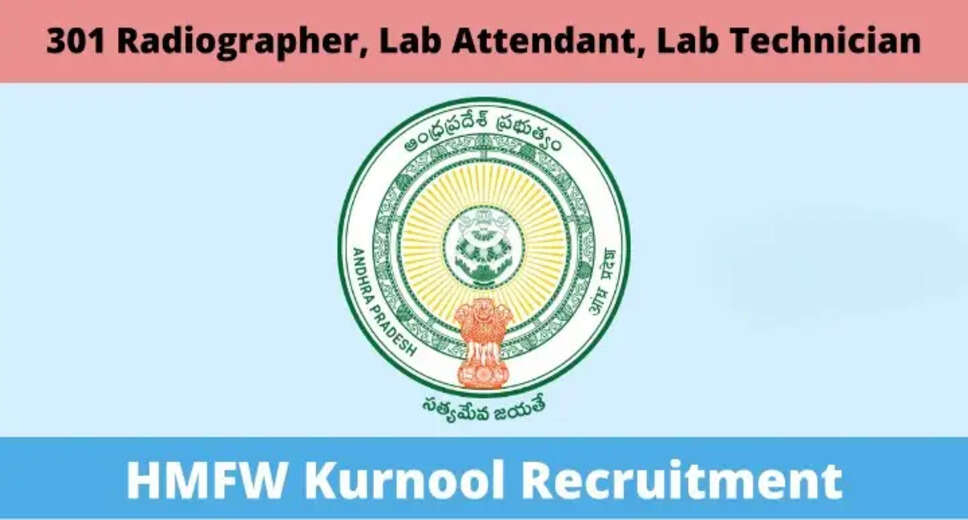 Kurnool Health Department Recruitment 2024: Apply Online for 94 Junior & Senior Posts