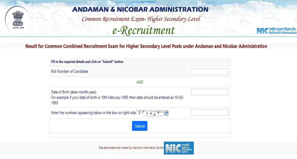 Karmic Andaman CHSR Result 2023 Released: Check Your Result Here