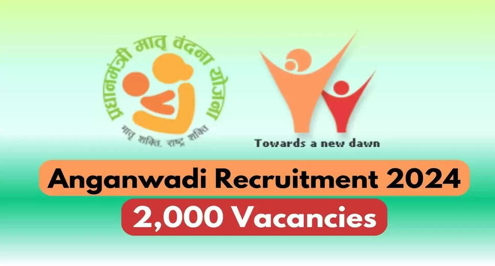 Anganwadi Recruitment 2024: Rajasthan Invites Applications for 2,000 Vacancies