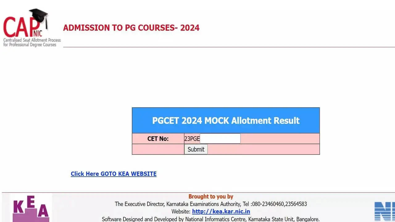 Karnataka PGCET Seat Allotment 2023 (Finalized) Announced - Download Now!