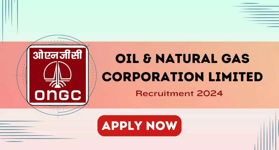 ONGC Recruitment 2024: Apply Online for Vacancies in Technology & Field Services Department