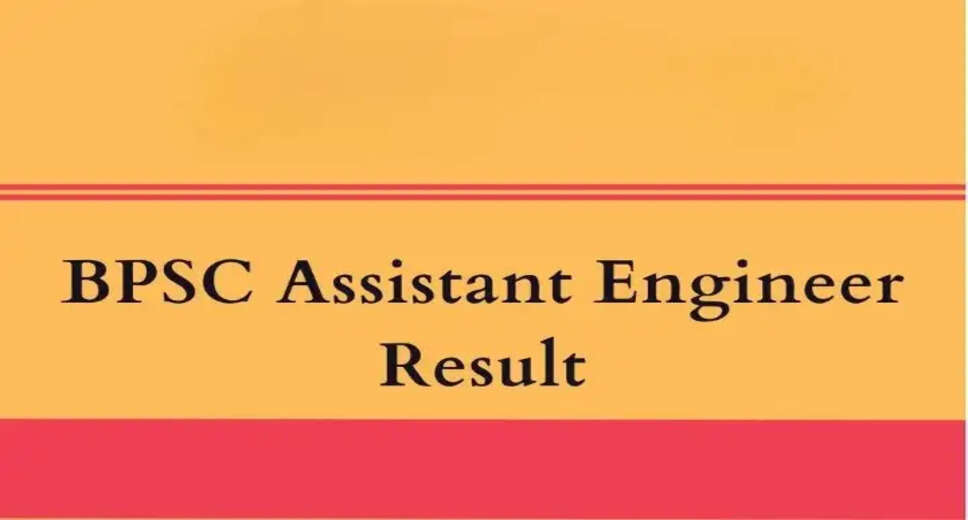 BPSC Assistant Engineer (Civil) Exam 2020: Results Declared on bpsc.bih.nic.in