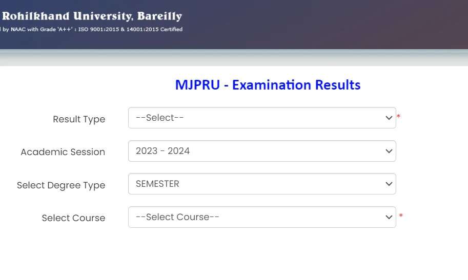MJPRU 2024 Results Available: Check and Download UG/PG Marksheet at mjpruiums.in