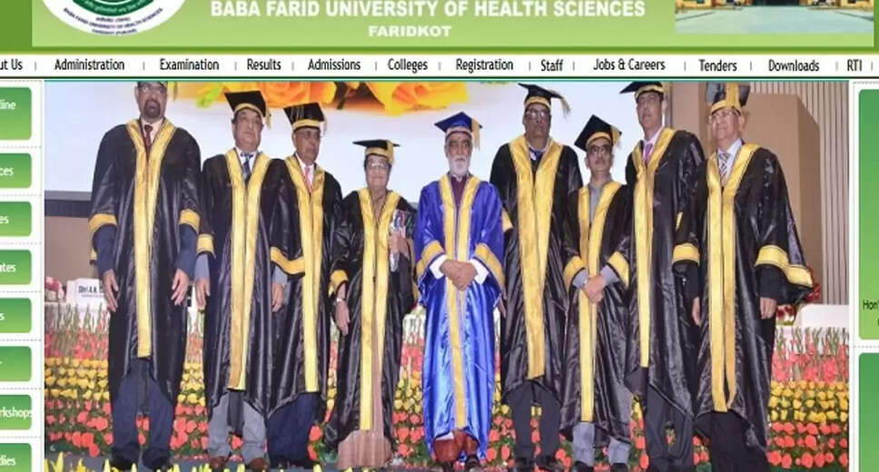 BFUHS Hiring 2024: 64 Faculty Positions Available – Walk-In Interviews
