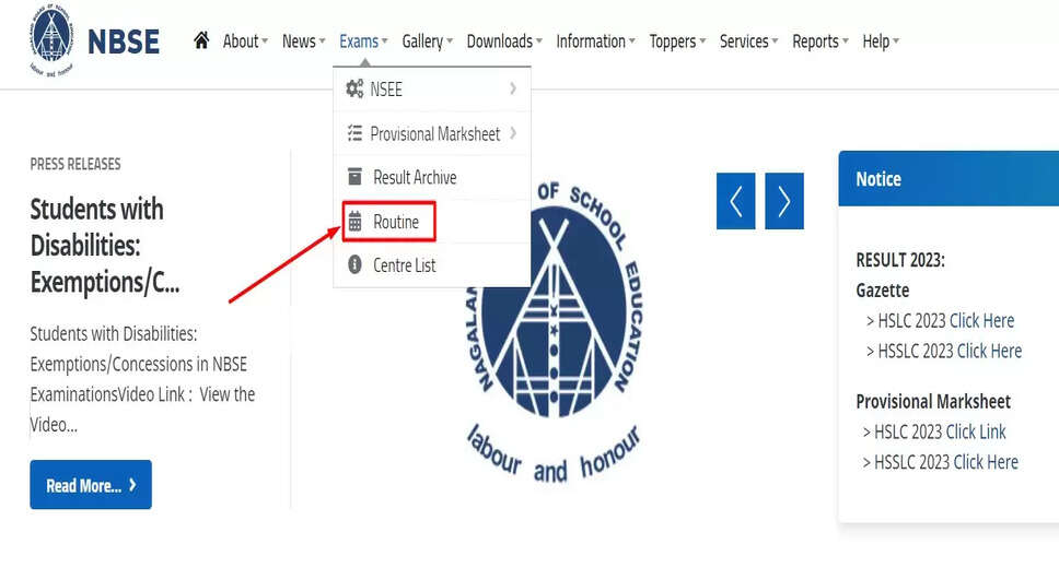 Nagaland Board HSLC Compartment Exam 2024: Datesheet Announced, Verify Exam Schedule