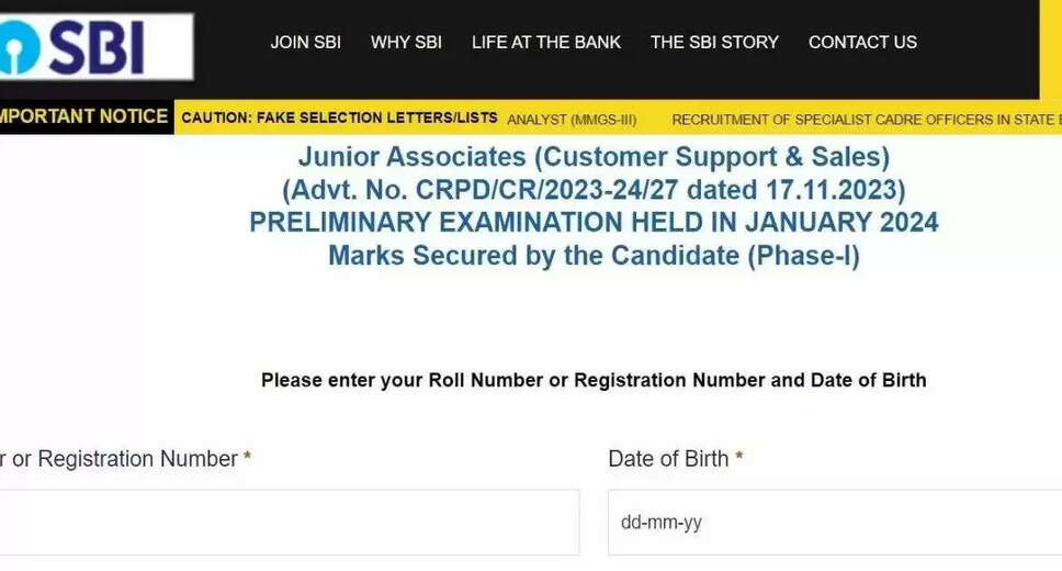 SBI Clerk 2024 Final Result Declared: Check Your Result Now