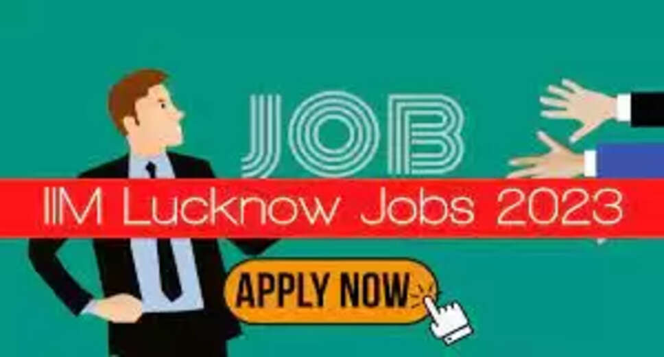 SEO Title: "IIM Lucknow Recruitment 2023: Apply for Academic Assistant or Associate Vacancies"  IIM Lucknow is currently recruiting eligible candidates for Academic Assistant or Associate positions. If you are interested, you can find the job details and apply through the provided link. In this article, we will provide complete information about IIM Lucknow's Academic Assistant or Associate Recruitment 2023, including the last date to apply, salary, age limit, and more.  Organization: IIM Lucknow Recruitment 2023  Post Name: Academic Assistant or Associate  Total Vacancy: Various Posts  Salary: Not Disclosed  Job Location: Lucknow  Last Date to Apply: 10/06/2023  Official Website: iiml.ac.in  Similar Jobs: Govt Jobs 2023  Qualification for IIM Lucknow Recruitment 2023: Qualification criteria play a vital role in job applications. For IIM Lucknow Recruitment 2023, the required qualification is an MBA/PGDM degree.  IIM Lucknow Recruitment 2023 Vacancy Count: The number of vacancies available for the Academic Assistant or Associate role at IIM Lucknow this year is yet to be announced.  IIM Lucknow Recruitment 2023 Salary: The salary scale for IIM Lucknow Recruitment 2023 has not been disclosed.  Job Location for IIM Lucknow Recruitment 2023: IIM Lucknow invites eligible candidates with the required qualification to apply for Academic Assistant or Associate vacancies in Lucknow. All the necessary details can be found in the official notification, and interested candidates can apply for IIM Lucknow Recruitment 2023 through the provided link.  IIM Lucknow Recruitment 2023 Apply Online Last Date: The last date to submit applications for IIM Lucknow Recruitment 2023 is 10/06/2023. Please follow the application process outlined below to ensure timely submission.  Steps to apply for IIM Lucknow Recruitment 2023:  Visit the official website iiml.ac.in. Locate the notification for IIM Lucknow Recruitment 2023. Read all the details mentioned in the notification carefully. Check the mode of application specified in the official notification and proceed accordingly to apply for IIM Lucknow Recruitment 2023. For further information and to apply for the Academic Assistant or Associate positions at IIM Lucknow, please visit the official website. Don't miss out on this opportunity, and ensure that your application is submitted before the deadline.