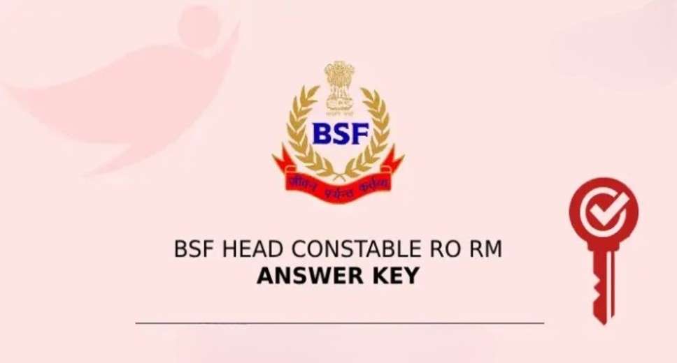 BSF Head Constable (RO/RM) 2023 CBT Answer Key Released: Check Your Answers Now!