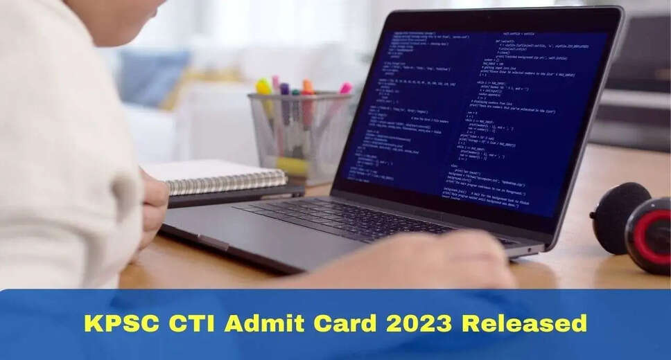 KPSC CTI Admit Card 2023 Released At kpsc.kar.nic.in; Direct Link Here