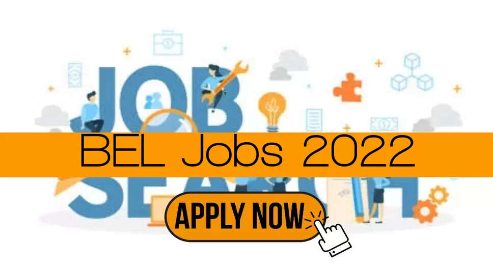 BEL Recruitment 2022: A great opportunity has come out to get a job (Sarkari Naukri) in Bharat Electronics Limited (BEL) Pune. BEL has invited applications to fill the posts of Probationary Engineer (BEL Recruitment 2022). Interested and eligible candidates who want to apply for these vacant posts (BEL Recruitment 2022) can apply by visiting the official website of BEL at bel-india.in. The last date to apply for these posts (BEL Recruitment 2022) is 29 September. Apart from this, candidates can also directly apply for these posts (BEL Recruitment 2022) by clicking on this official link bel-india.in. If you want more detail information related to this recruitment, then you can see and download the official notification (BEL Recruitment 2022) through this link BEL Recruitment 2022 Notification PDF. A total of 2 posts will be filled under this recruitment (BEL Recruitment 2022) process. Important Dates for BEL Recruitment 2022 Starting date of online application – 20 September Last date to apply online - 29 September Vacancy Details for BEL Recruitment 2022 Total No. of Posts- Probationary Engineer: 2 Posts Eligibility Criteria for BEL Recruitment 2022 Probationary Engineer: M.Tech Degree in Photonics from recognized Institute and experience Age Limit for BEL Recruitment 2022 Candidates age limit should be between 18 to 27 years. Salary for BEL Recruitment 2022 Senior Assistant Engineer: 40,000-3%-1,40,000/- The selection process for BEL Recruitment 2022 will be done on the basis of written examination. How to Apply for BEL Recruitment 2022 Interested and eligible candidates can apply through official website of BEL (bel-india.in) latest by 29 September. For detailed information regarding this, you can refer to the official notification given above. If you want to get a government job, then apply for this recruitment before the last date and fulfill your dream of getting a government job. You can visit naukrinama.com for more such latest government jobs information.