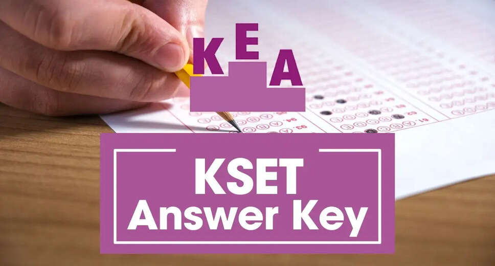 KSET Answer Key 2024 OUT at cetonline.karnataka.gov.in: Download Karnataka SET Paper 1 and Paper 2 Sheet