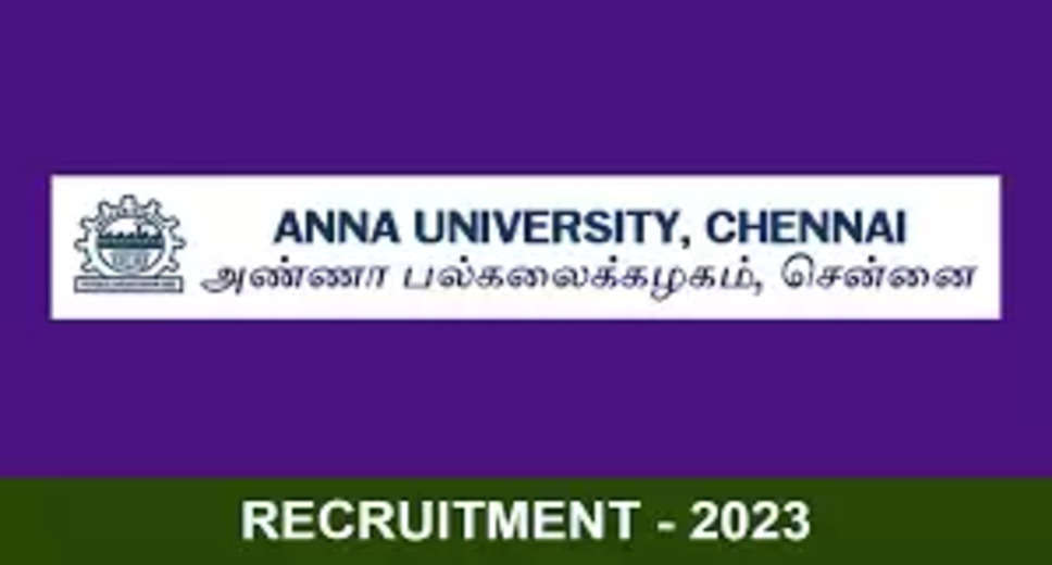 ANNA UNIVERSITY Recruitment 2023: A great opportunity has emerged to get a job (Sarkari Naukri) in Anna University. ANNA UNIVERSITY has sought applications to fill the posts of peon cum driver (ANNA UNIVERSITY Recruitment 2023). Interested and eligible candidates who want to apply for these vacant posts (ANNA UNIVERSITY Recruitment 2023), they can apply by visiting the official website of ANNA UNIVERSITY annauniv.edu. The last date to apply for these posts (ANNA UNIVERSITY Recruitment 2023) is 25 January 2023.  Apart from this, candidates can also apply for these posts (ANNA UNIVERSITY Recruitment 2023) directly by clicking on this official link annauniv.edu. If you want more detailed information related to this recruitment, then you can see and download the official notification (ANNA UNIVERSITY Recruitment 2023) through this link ANNA UNIVERSITY Recruitment 2023 Notification PDF. A total of 1 posts will be filled under this recruitment (ANNA UNIVERSITY Recruitment 2023) process.  Important Dates for ANNA UNIVERSITY Recruitment 2023  Starting date of online application -  Last date for online application – 25 January 2023  Location- Chennai  Details of posts for ANNA UNIVERSITY Recruitment 2023  Total No. of Posts- Peon cum Driver -1 Post  Eligibility Criteria for ANNA UNIVERSITY Recruitment 2023  Peon cum Driver: 8th pass from recognized institute and having experience  Age Limit for ANNA UNIVERSITY Recruitment 2023  Peon cum Driver - The age of the candidates will be valid as per the rules of the department.  Salary for ANNA UNIVERSITY Recruitment 2023  Peon cum driver - As per the rules of the department  Selection Process for ANNA UNIVERSITY Recruitment 2023  Will be done on the basis of interview.  How to apply for ANNA UNIVERSITY Recruitment 2023  Interested and eligible candidates can apply through the official website of ANNA UNIVERSITY (annauniv.edu) by 25 January 2023. For detailed information in this regard, refer to the official notification given above.  If you want to get a government job, then apply for this recruitment before the last date and fulfill your dream of getting a government job. You can visit naukrinama.com for more such latest government jobs information.