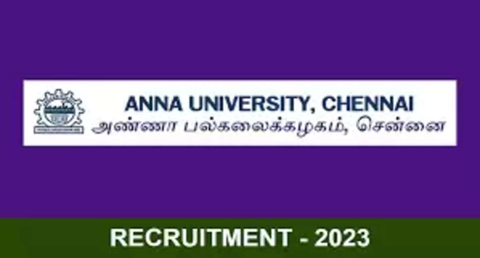 ANNA UNIVERSITY Recruitment 2023: A great opportunity has emerged to get a job (Sarkari Naukri) in Anna University. ANNA UNIVERSITY has sought applications to fill the posts of peon cum driver (ANNA UNIVERSITY Recruitment 2023). Interested and eligible candidates who want to apply for these vacant posts (ANNA UNIVERSITY Recruitment 2023), they can apply by visiting the official website of ANNA UNIVERSITY annauniv.edu. The last date to apply for these posts (ANNA UNIVERSITY Recruitment 2023) is 25 January 2023. Apart from this, candidates can also apply for these posts (ANNA UNIVERSITY Recruitment 2023) directly by clicking on this official link annauniv.edu. If you want more detailed information related to this recruitment, then you can see and download the official notification (ANNA UNIVERSITY Recruitment 2023) through this link ANNA UNIVERSITY Recruitment 2023 Notification PDF. A total of 1 posts will be filled under this recruitment (ANNA UNIVERSITY Recruitment 2023) process. Important Dates for ANNA UNIVERSITY Recruitment 2023 Starting date of online application - Last date for online application – 25 January 2023 Location- Chennai Details of posts for ANNA UNIVERSITY Recruitment 2023 Total No. of Posts- Peon cum Driver -1 Post Eligibility Criteria for ANNA UNIVERSITY Recruitment 2023 Peon cum Driver: 8th pass from recognized institute and having experience Age Limit for ANNA UNIVERSITY Recruitment 2023 Peon cum Driver - The age of the candidates will be valid as per the rules of the department. Salary for ANNA UNIVERSITY Recruitment 2023 Peon cum driver - As per the rules of the department Selection Process for ANNA UNIVERSITY Recruitment 2023 Will be done on the basis of interview. How to apply for ANNA UNIVERSITY Recruitment 2023 Interested and eligible candidates can apply through the official website of ANNA UNIVERSITY (annauniv.edu) by 25 January 2023. For detailed information in this regard, refer to the official notification given above. If you want to get a government job, then apply for this recruitment before the last date and fulfill your dream of getting a government job. You can visit naukrinama.com for more such latest government jobs information.