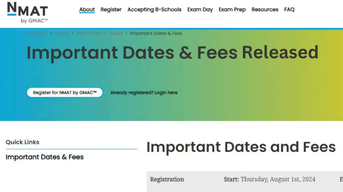 NMAT 2024 Application Starts on August 1; Exam Date Announced for November 5