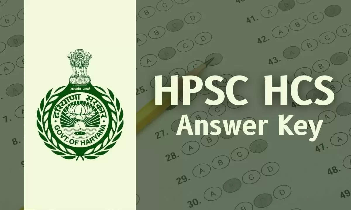 HPSC HCS Prelims Answer Key 2024 Released, Download Now