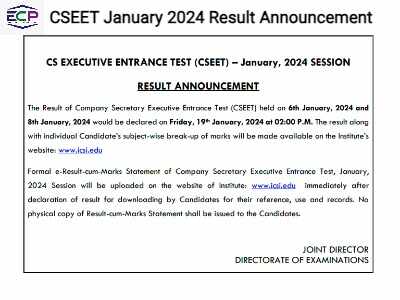 ICSI CSEET 2024 July Session Results Coming Tomorrow: Find Out How to Check