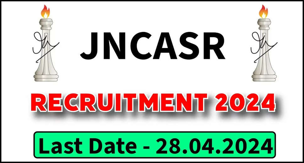 JNCASR Recruitment 2024: Notification, Eligibility Criteria, and Step-by-Step Guide to Apply