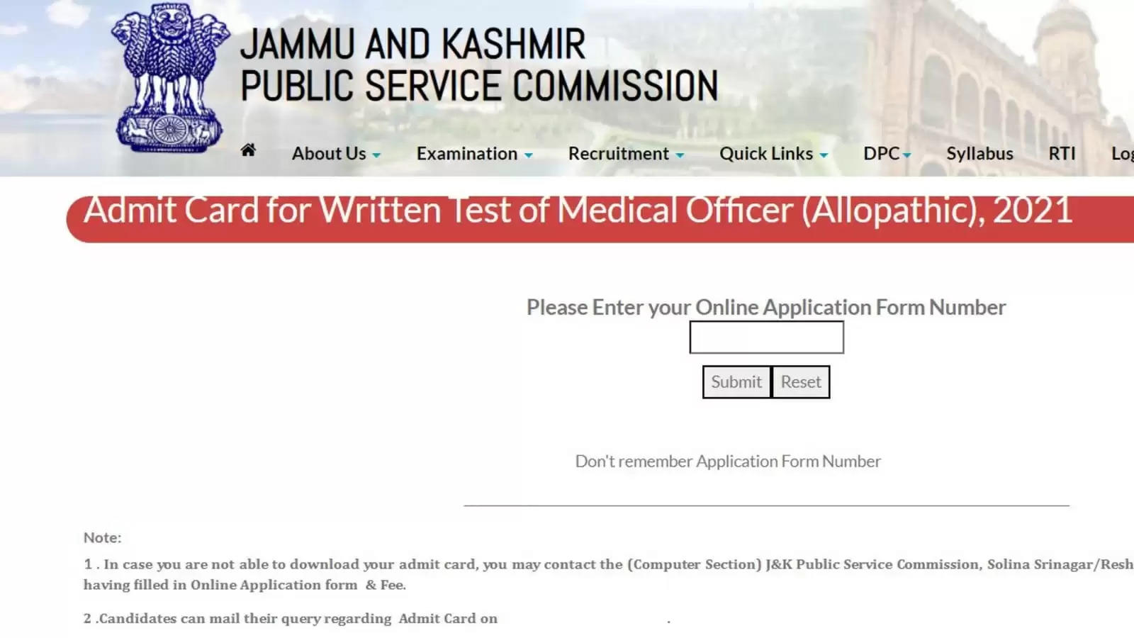 JKPSC exam schedule 2024 released for MO, DMS and other posts; admit card today at jkpsc.nic.in