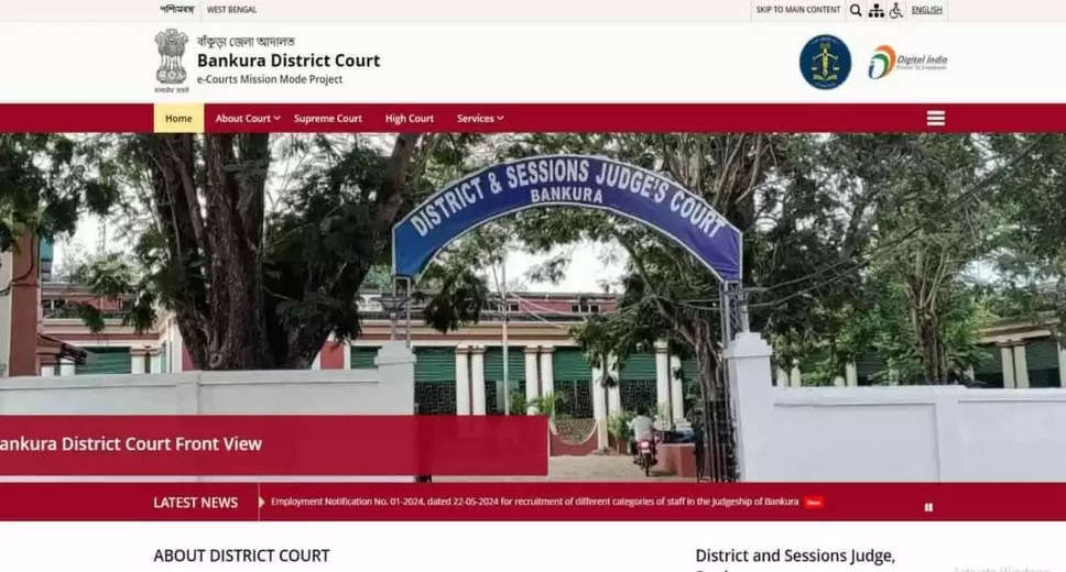 Bankura District Court Recruitment 2024: Apply Online for 99 UDC, LDC, Seal Bailiff & Other Posts