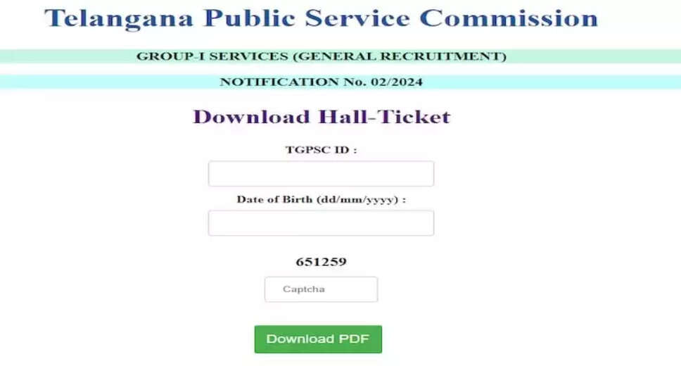 TSPSC Group 1 Hall Ticket 2024 Released: Download Your Prelims Admit Card Now
