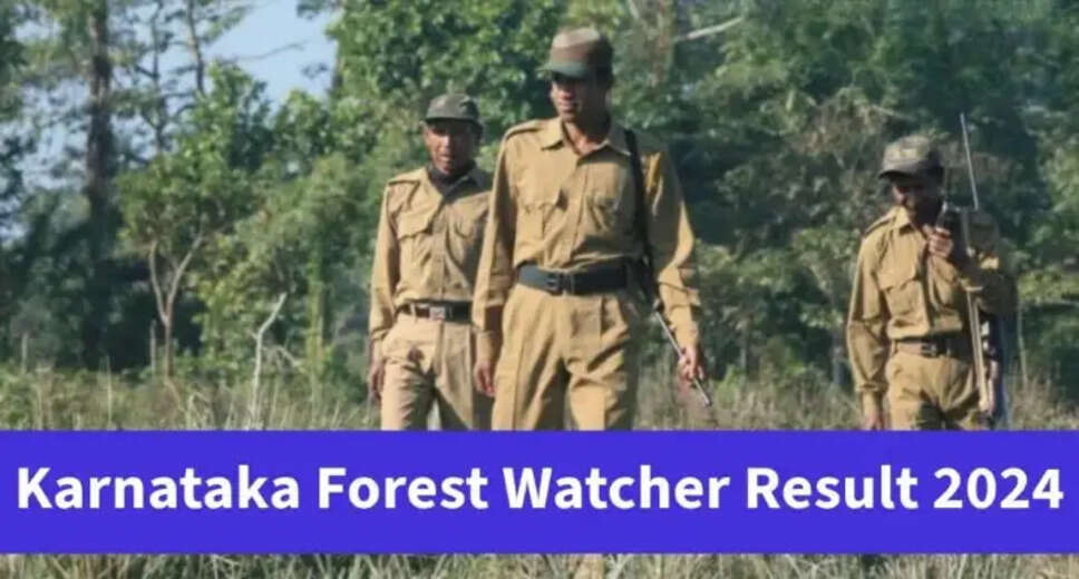 Karnataka Forest Department Announces Forest Watcher Results 2023: Check Your Status Now