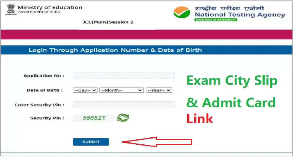 JEE Main 2024: Session 2 exam city slip out; here's direct link