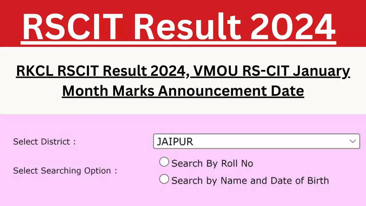 VMOU RSCIT Result 2024 Declared at rkcl.vmou.ac.in; Direct Link to Download Certificate