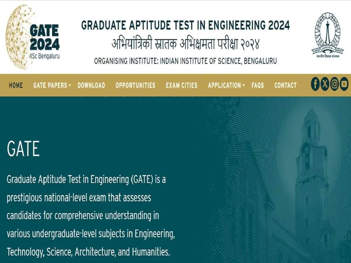  GATE 2024 Admit Card Out Today!: Download Hall Ticket at gate2024.iisc.ac.in