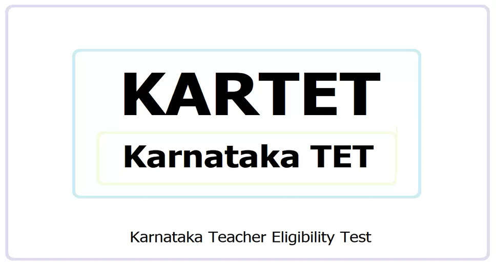 Title: KARTET 2023 Online Form: Karnataka Teachers Eligibility Test for Teacher Vacancy  Introduction: The School Education Department of Karnataka has released a notification for the recruitment of teachers through the Karnataka Teachers Eligibility Test (KARTET) 2023. This blog post provides all the essential information regarding the KARTET 2023 online form, including important dates, application fees, qualifications, and vacancy details. If you are interested in pursuing a teaching career in Karnataka, read on to find out how you can apply for this opportunity.  Important Dates: Starting Date to Apply Online & Payment of Fee: 14-07-2023 Last Date to Apply Online & Payment of Fee: 05-08-2023 Date of Exam: 03-09-2023 Date of Download Admit Card: 23-08-2023 to 01-09-2023 Qualifications: To be eligible for the KARTET 2023 exam, candidates must fulfill the following qualifications:  For Classes 1 – 5 (Paper – I): PUC/Sr Secondary (or its equivalent) with at least 50% marks. Passed or appearing in the final year of a 2-year D.El.Ed (by whatever name known)/4th year B.El.Ed/2-year D.Ed (Special Education)/BA/B.Sc with at least 50% marks. Passed or appearing in the final year of a 2-year D.Ed (by whatever name known). For Classes 6 – 8 (Paper – II): B.A/B.Sc with at least 50% marks and passed or appearing in the final year of a 2-year D.El.Ed (by whatever name known)/2-year B.Ed/4-year B.El.Ed/Final-year B.Ed (Special Education). PUC/Sr Secondary (or its equivalent) with at least 50% marks. Passed or appearing in the final year of a 4-year B.A.Ed/B.Sc.Ed. Vacancy Details: The Karnataka Teacher Eligibility Test (KARTET) 2023 aims to fill teaching vacancies in Karnataka schools. The total number of vacancies will be announced soon. Stay tuned for further updates. How to Apply: To apply for the KARTET 2023 exam, follow these steps: Visit the official website [insert link]. Click on the "Apply Online" link. Fill in the required details carefully. Pay the application fee through the provided payment modes. Submit the application form and take a printout for future reference. Important Links Notification: Official Website: 