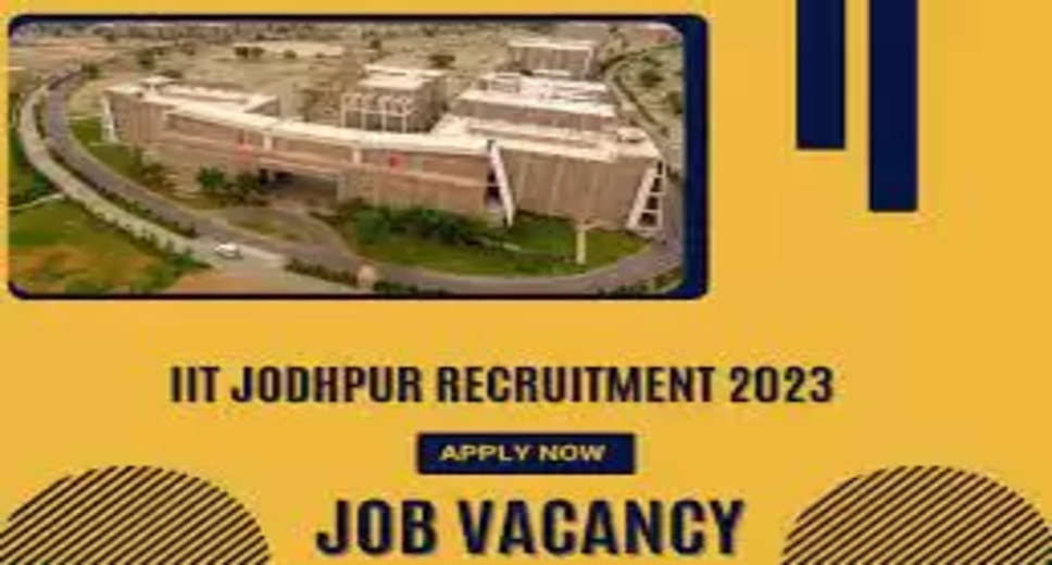 IIT Jodhpur Recruitment 2023: Apply for Junior Research Fellow Vacancies  IIT Jodhpur has released an official notification inviting eligible candidates to apply for Junior Research Fellow vacancies. The last date to apply for IIT Jodhpur Recruitment 2023 is 03/06/2023, and the job location is Jodhpur. Apply online/offline at iitj.ac.in for 1 Junior Research Fellow vacancies.  Organization: IIT Jodhpur Recruitment 2023  Post Name: Junior Research Fellow  Total Vacancy: 1 Posts  Salary: Rs.31,000 - Rs.31,000 Per Month  Job Location: Jodhpur  Last Date to Apply: 03/06/2023  Official Website:iitj.ac.in  Similar Jobs:Govt Jobs 2023  Qualification for IIT Jodhpur Recruitment 2023  Candidates who wish to apply for IIT Jodhpur Recruitment 2023 should first check the qualifications. The educational qualification for IIT Jodhpur Junior Research Fellow Recruitment 2023 is B.Tech/B.E, M.E/M.Tech. Visit the official website for more details.  IIT Jodhpur Recruitment 2023 Vacancy Count  IIT Jodhpur has provided opportunities for candidates to apply for the post of Junior Research Fellow. The IIT Jodhpur Recruitment 2023 Vacancy Count is 1.  IIT Jodhpur Recruitment 2023 Salary  Salary for IIT Jodhpur Junior Research Fellow Recruitment 2023 is Rs.31,000 - Rs.31,000 Per Month. Selected candidates will join as Junior Research Fellow in IIT Jodhpur.  Job Location for IIT Jodhpur Recruitment 2023  The IIT Jodhpur has released the IIT Jodhpur Recruitment 2023 Notifications with 1 vacancy in Jodhpur. Mostly, the firm will hire a candidate when he/she is ready to serve in the preferred location.  IIT Jodhpur Recruitment 2023 Apply Online Last Date  The last date to apply for IIT Jodhpur Recruitment 2023 is 03/06/2023. Follow the application process below and apply.  Steps to Apply for IIT Jodhpur Recruitment 2023:  Candidates must apply for IIT Jodhpur Recruitment 2023 before the last date announced. Candidates who apply for the IIT Jodhpur Recruitment 2023 can follow the procedure given below:  Step 1:Visit the official website of IIT Jodhpur  Step 2: Search the notification for IIT Jodhpur Recruitment 2023  Step 3: Clearly read all the details given on the notification  Step 4: Check the mode of application as per the official notification and proceed further  Apply now for the Junior Research Fellow vacancies in IIT Jodhpur Recruitment 2023 and seize this exciting opportunity to work with one of the premier institutes in India. Don't miss the chance to contribute to cutting-edge research and advance your career.