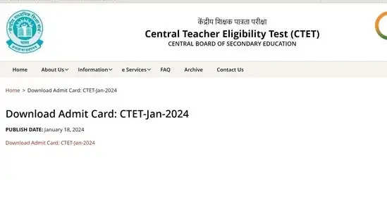 CTET Admit Card 2024 Released! Download Pre-Admit Card & Exam City Slip Now