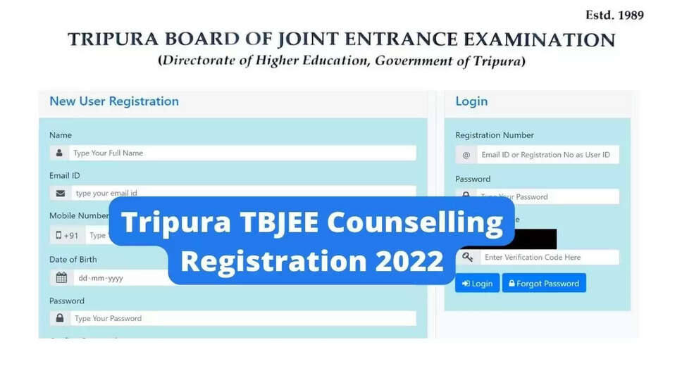 TJEE 2024 Counselling Registration Now Open on tbjee.nic.in: Everything You Need to Know