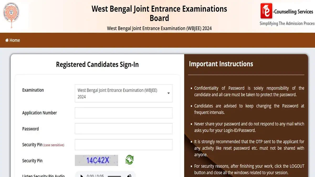 WBJEE 2024 Registration Process Ends On January 31, Visit wbjeeb.nic.in To Apply