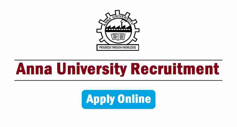 ANNA UNIVERSITY Recruitment 2023: A great opportunity has emerged to get a job (Sarkari Naukri) in Anna University. ANNA UNIVERSITY has sought applications to fill the posts of Professional Assistant (ANNA UNIVERSITY Recruitment 2023). Interested and eligible candidates who want to apply for these vacant posts (ANNA UNIVERSITY Recruitment 2023), they can apply by visiting the official website of ANNA UNIVERSITY annauniv.edu. The last date to apply for these posts (ANNA UNIVERSITY Recruitment 2023) is 30 January 2023. Apart from this, candidates can also apply for these posts (ANNA UNIVERSITY Recruitment 2023) directly by clicking on this official link annauniv.edu. If you want more detailed information related to this recruitment, then you can see and download the official notification (ANNA UNIVERSITY Recruitment 2023) through this link ANNA UNIVERSITY Recruitment 2023 Notification PDF. A total of 1 posts will be filled under this recruitment (ANNA UNIVERSITY Recruitment 2023) process. Important Dates for ANNA UNIVERSITY Recruitment 2023 Starting date of online application - Last date for online application – 30 January 2023 Location- Chennai Details of posts for ANNA UNIVERSITY Recruitment 2023 Total No. of Posts- Professional Assistant -1 Post Eligibility Criteria for ANNA UNIVERSITY Recruitment 2023 Professional Assistant: B.Tech from recognized institute and experience Age Limit for ANNA UNIVERSITY Recruitment 2023 Professional Assistant - The age of the candidates will be valid as per the rules of the department. Salary for ANNA UNIVERSITY Recruitment 2023 Professional Assistant - As per the rules of the department Selection Process for ANNA UNIVERSITY Recruitment 2023 Will be done on the basis of interview. How to apply for ANNA UNIVERSITY Recruitment 2023 Interested and eligible candidates can apply through the official website of ANNA UNIVERSITY (annauniv.edu) till 30 January 2023. For detailed information in this regard, refer to the official notification given above. If you want to get a government job, then apply for this recruitment before the last date and fulfill your dream of getting a government job. You can visit naukrinama.com for more such latest government jobs information.