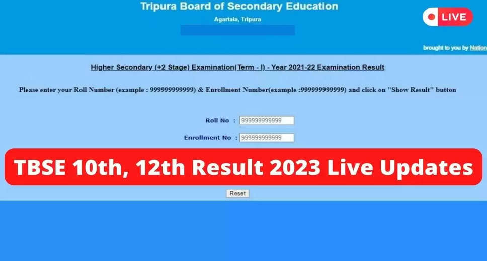 Tripura Board Class 10, 12 Results Expected to be Declared by End of May; Latest Updates Here