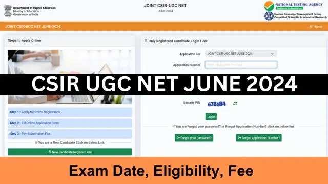 CSIR UGC NET June 2024 Last Date Extended: Apply Now for National Eligibility Test