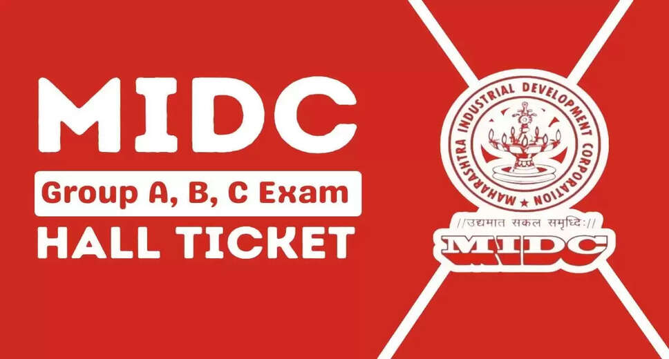 MIDC Releases Admit Card 2023 for Driver, Fire Extinguisher & Other Posts Online Exam