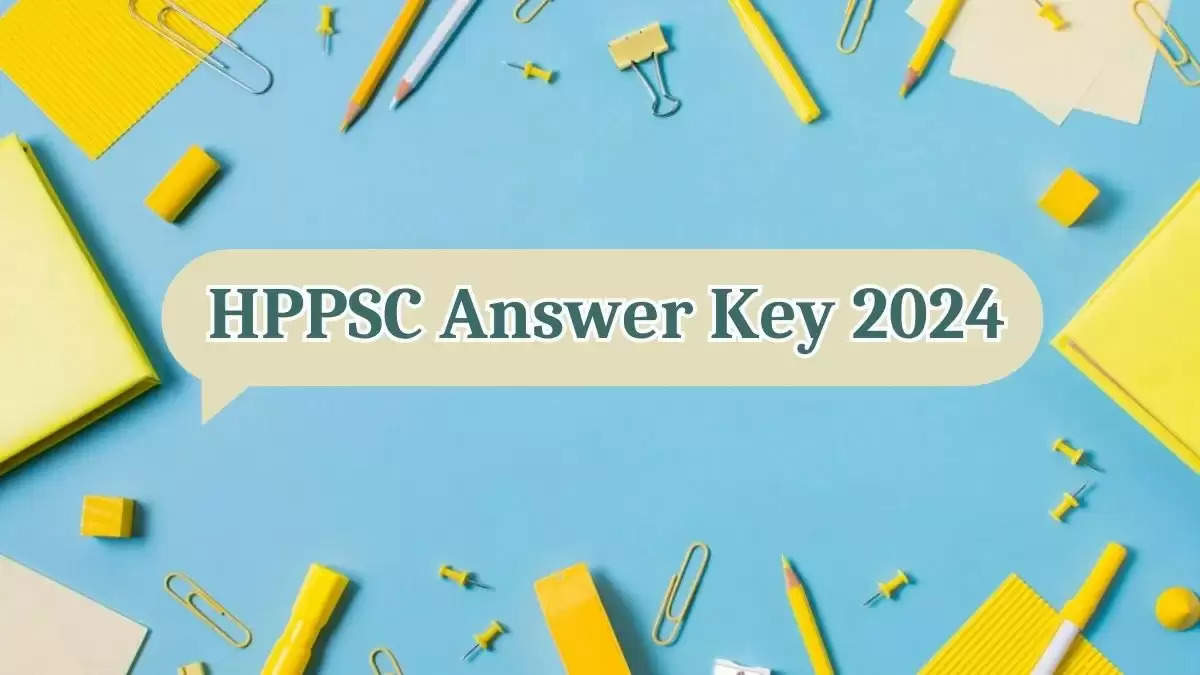 HPPSC Lecturer (School-New) Answer Key 2024: Provisional Answer Key for Subject Aptitude Test Released