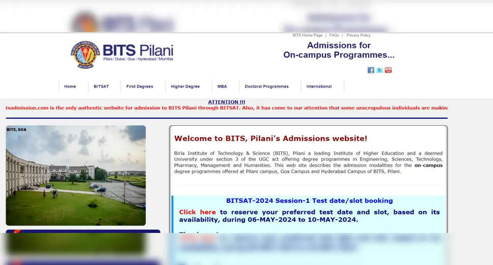 BITSAT 2024 Result Postponed to June 4: Latest Updates at bitsadmission.com